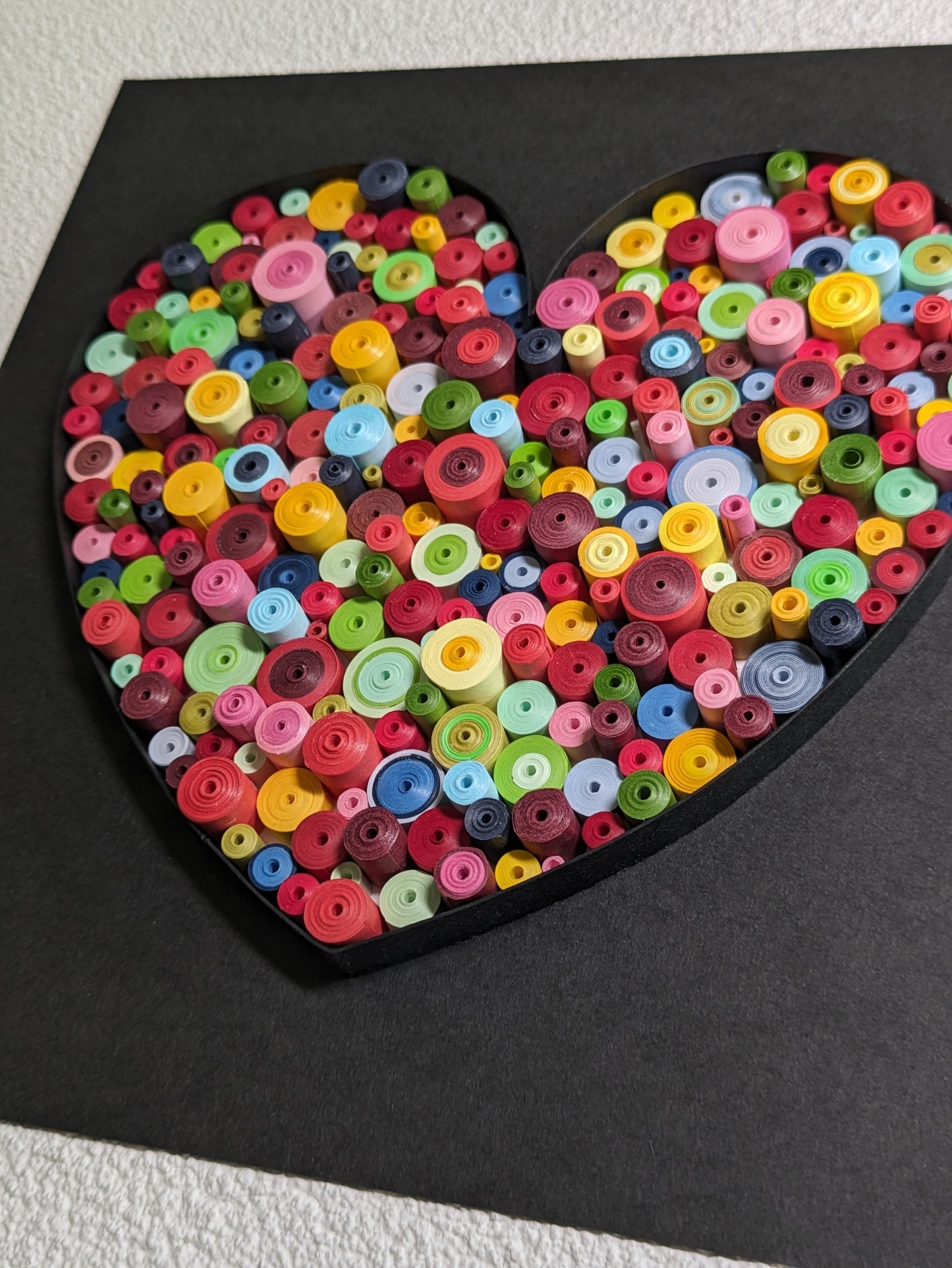 Multicolor Heart- 8x8 inch Wall Art