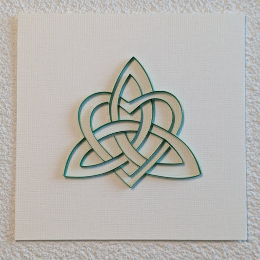 Celtic Heart - 4x4 Wall Art (green)