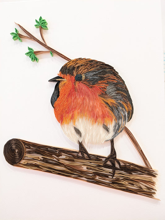 European Robin - Wildlife Series - 8x10 unframed - made to order